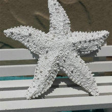 Load image into Gallery viewer, Mediterranean ornaments style resin starfish Ocean home fish tank decoration shooting props mini starfish 7.5cm wall decorations