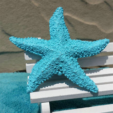 Load image into Gallery viewer, Mediterranean ornaments style resin starfish Ocean home fish tank decoration shooting props mini starfish 7.5cm wall decorations