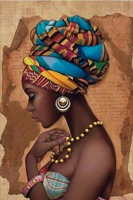 MUTU Painting No Frame African Wall Art Single Paintings For Living Room Wall Canvas Modern house High-quality Poster and Prints
