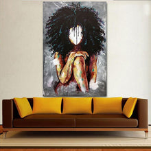 Load image into Gallery viewer, MUTU Painting No Frame African Wall Art Single Paintings For Living Room Wall Canvas Modern house High-quality Poster and Prints