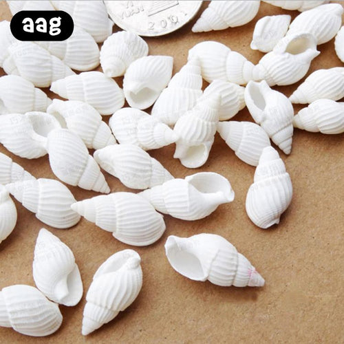 50/100PCS Natural conch shell Aquarium decoration mini Sea Beach Shell Conch Seashells DIY Crafts for party Home decor white